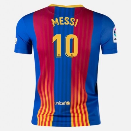 Billiga Fotbollströjor FC Barcelona Lionel Messi 10 El Clasico tröja 2021 Kortärmad